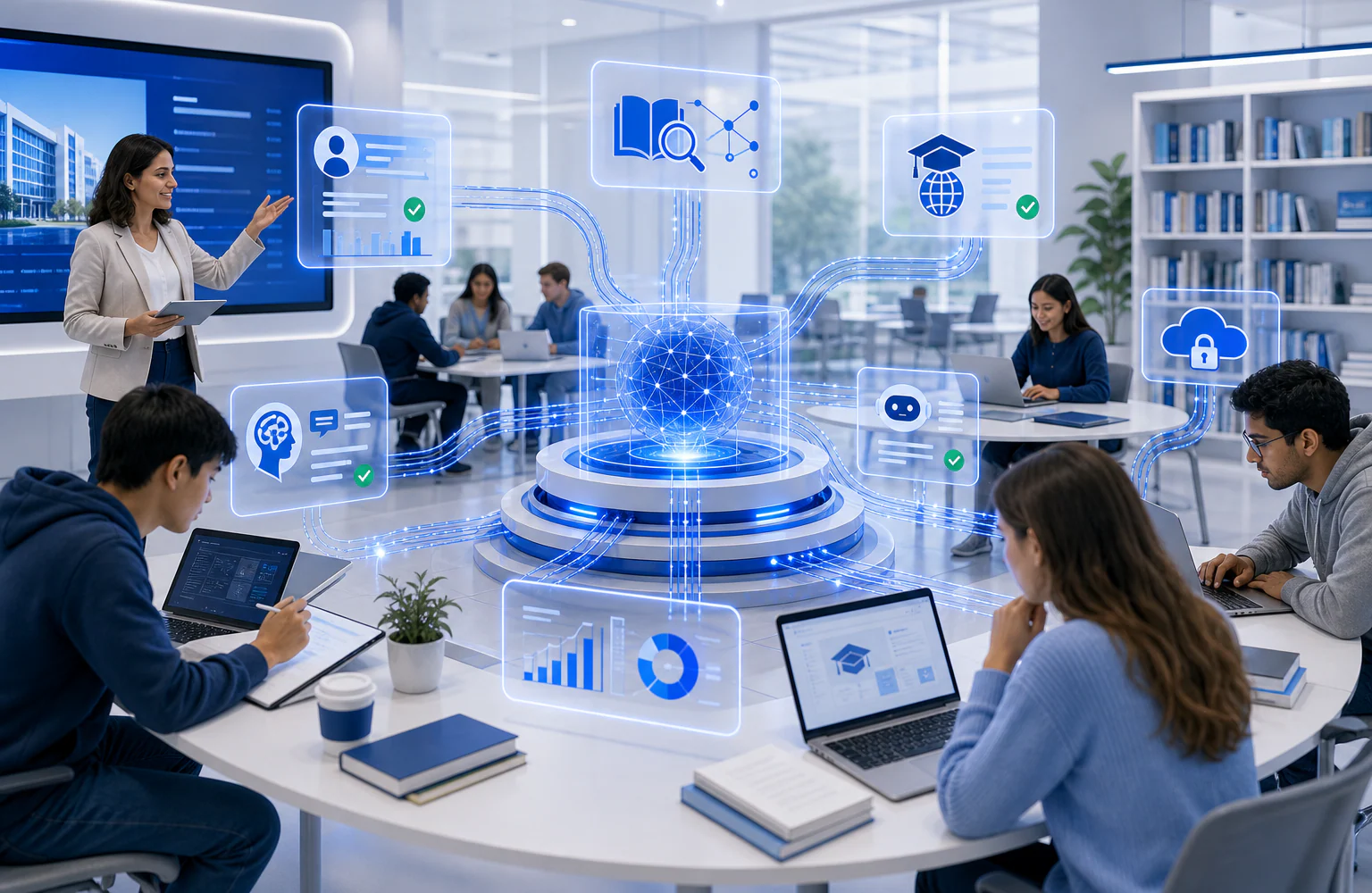 Education AI automation and digital transformation environment